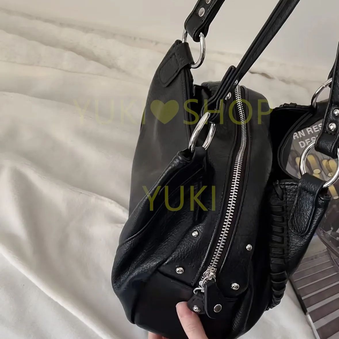 ason ason BONITA BIG BAG 2way バッグ　ブラック L MUSINSA公式 | ASON BONITA BIG BAG / BLACK