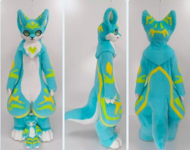 着ぐるみ ケモノ体 フルスーツ 短毛タイプ NO.49 最 セット 全身 ケモノ ファースーツ ぬいぐるみ コスプレ コスチューム