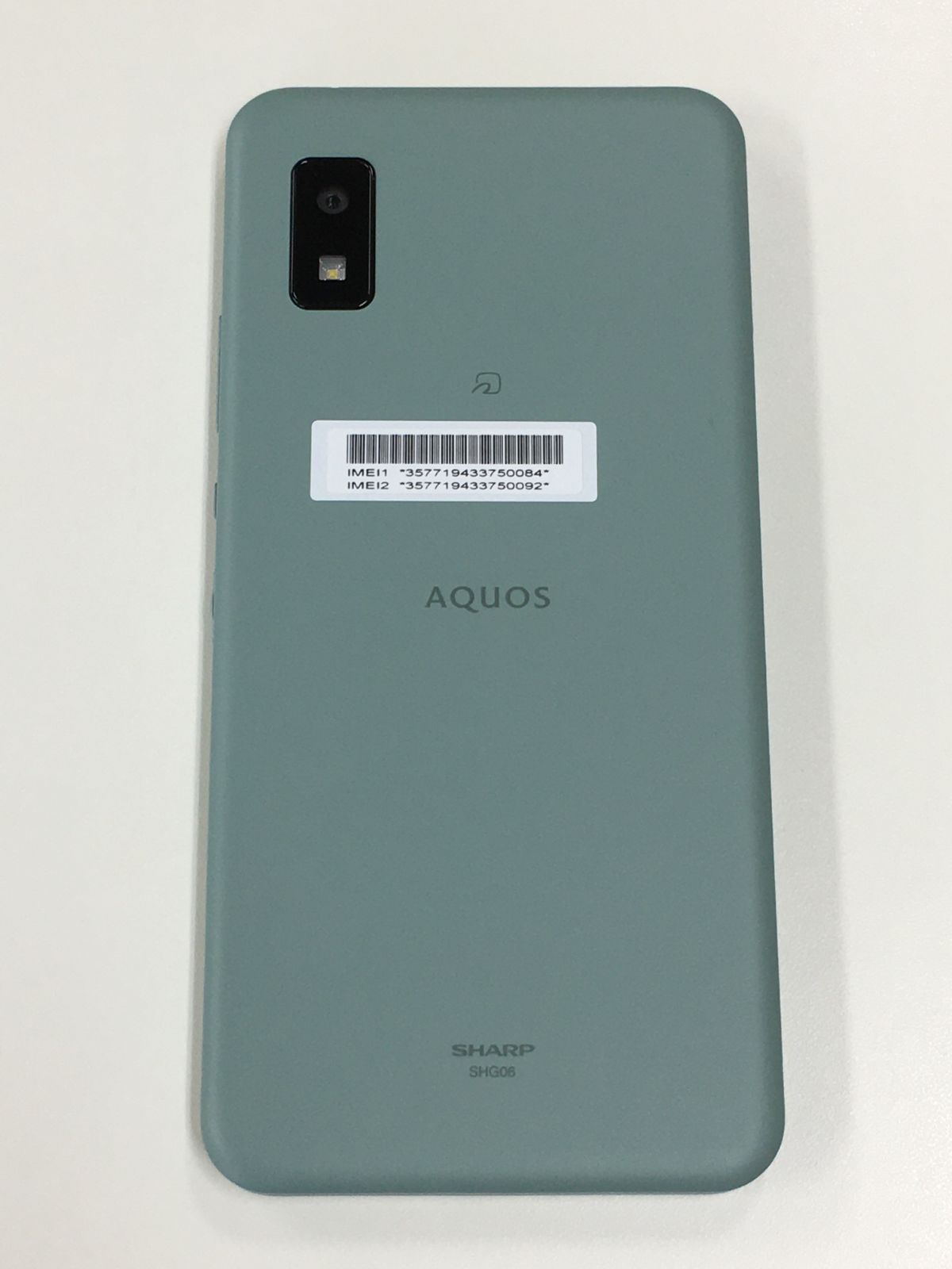 未使用品 SIMフリー AU AQUOS wish SHG06 オリーブグリーン - JM-STORE