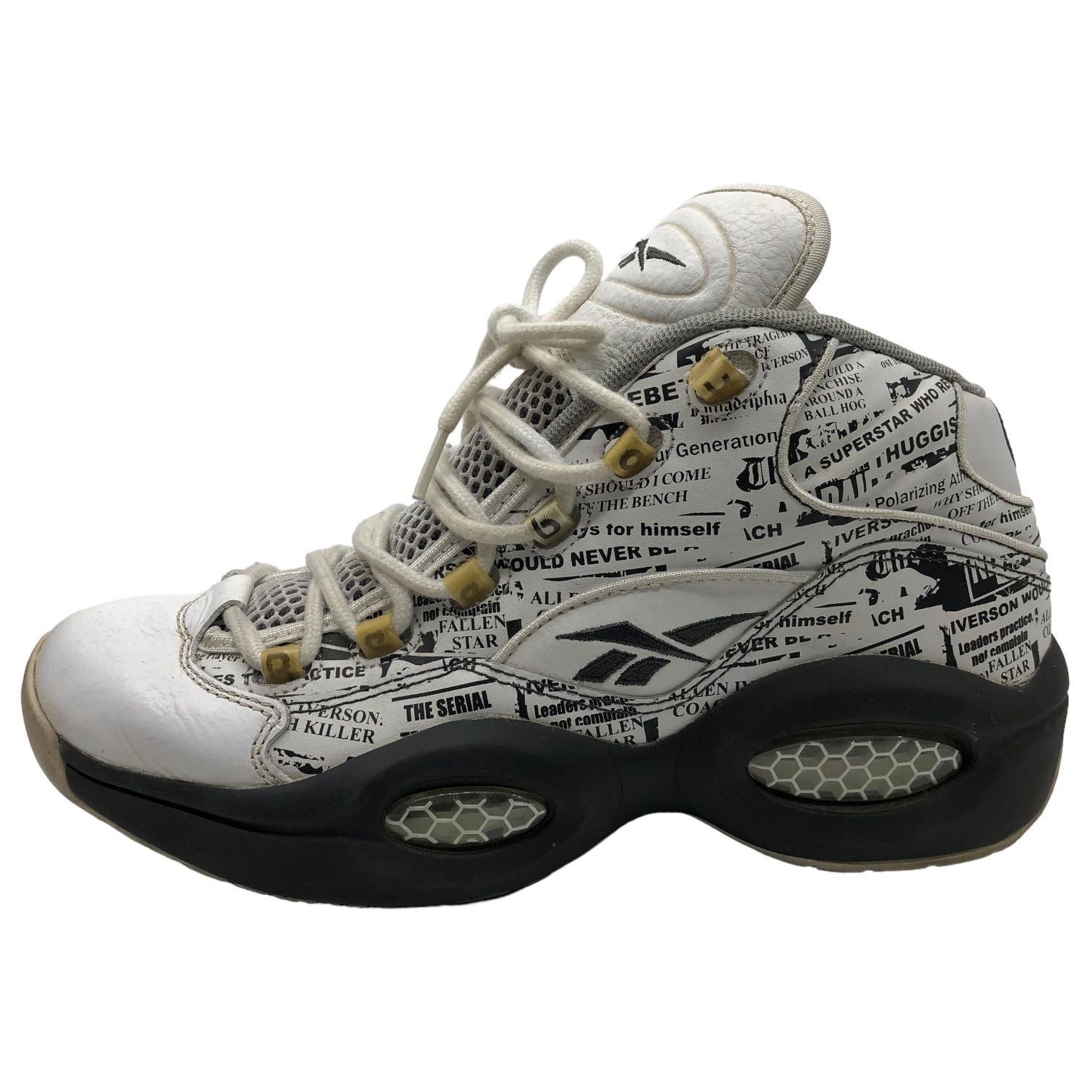 Reebok(リーボック) QUESTION MID MISUNDERSTOOD クエスチョン ミッド “ミスアンダーストゥッド” ハイカット  スニーカー V69765 27.5cm グレー×ホワイト