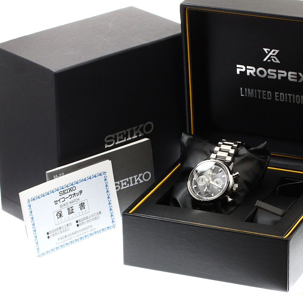 セイコー SEIKO SBEC015|8R46-00C0 プロスペックス スピードタイマー 世界陸上オレゴン22 記念 クロノグラフ デイト 自動巻き メンズ 箱 保証書付き_910859