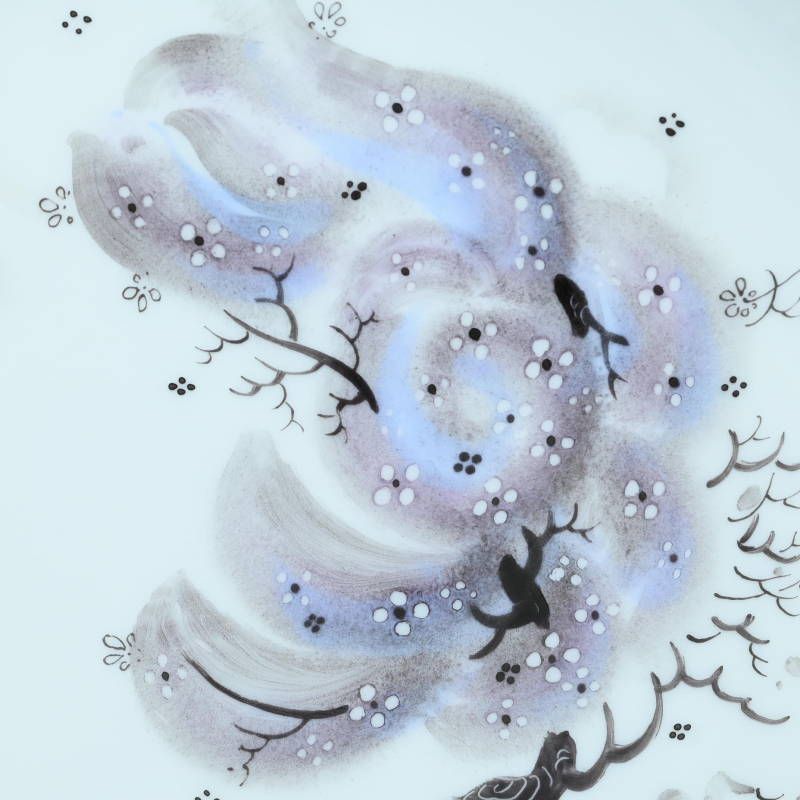 美品 Meissen マイセン アーモンドの木 プレート 約18.5cm