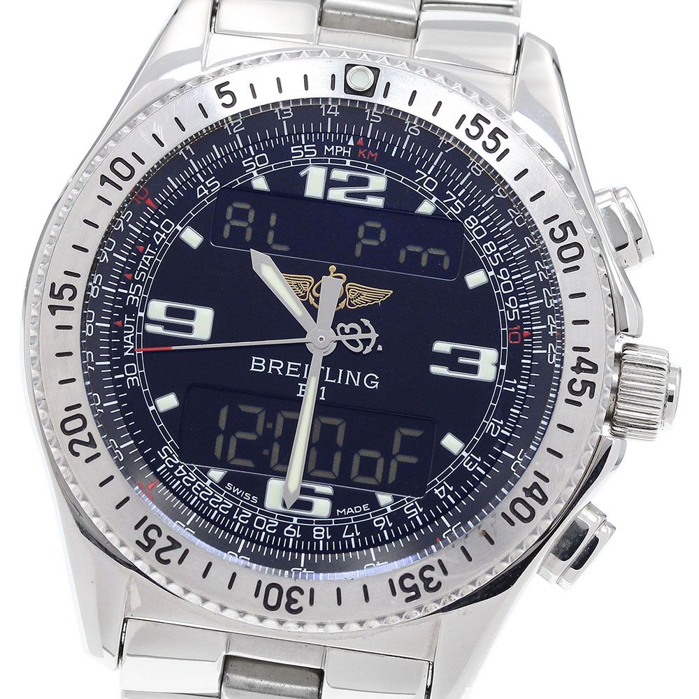 ブライトリング BREITLING A68362 B-1 クォーツ メンズ保証書