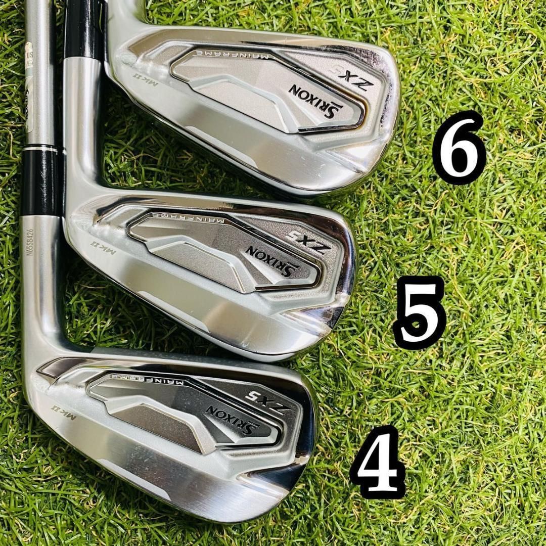 良品】初心者推奨 スリクソン ZX5 MKⅡ メンズアイアンセット 5本 S