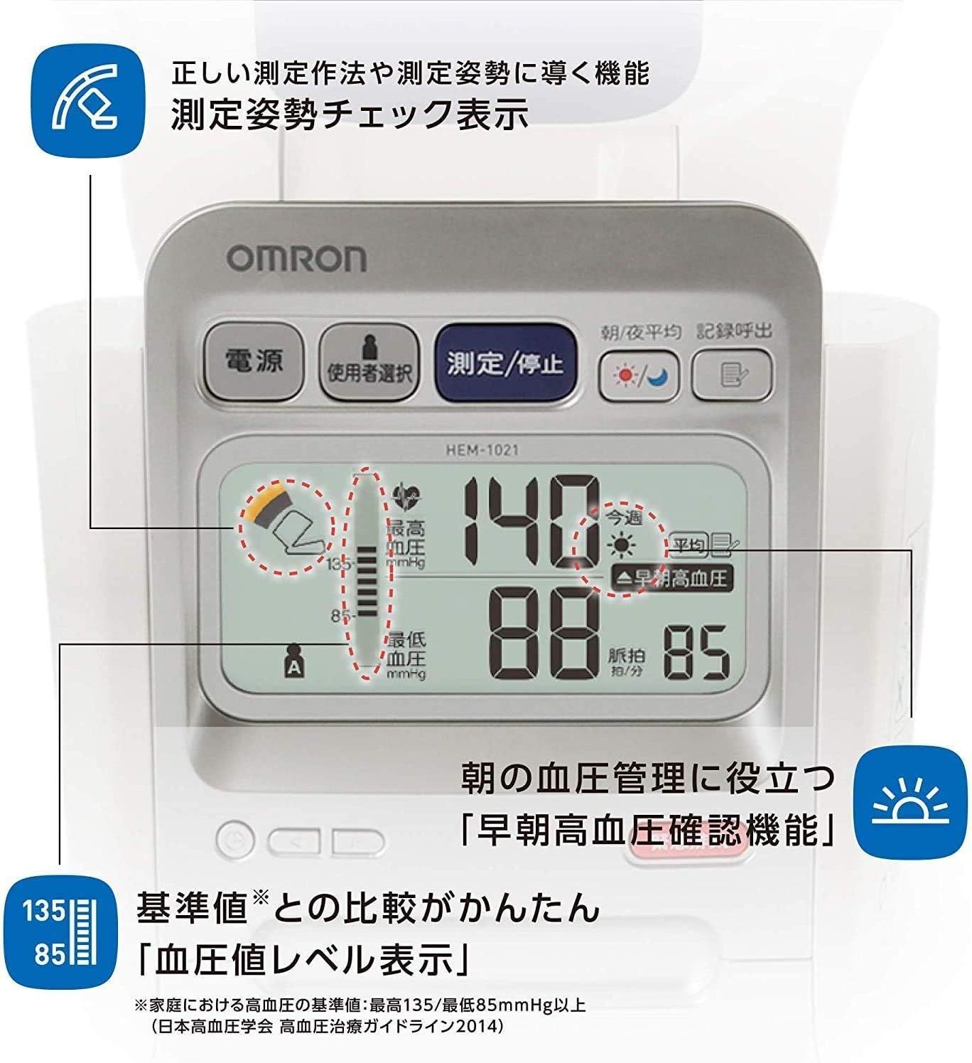 オムロン デジタル自動血圧計
