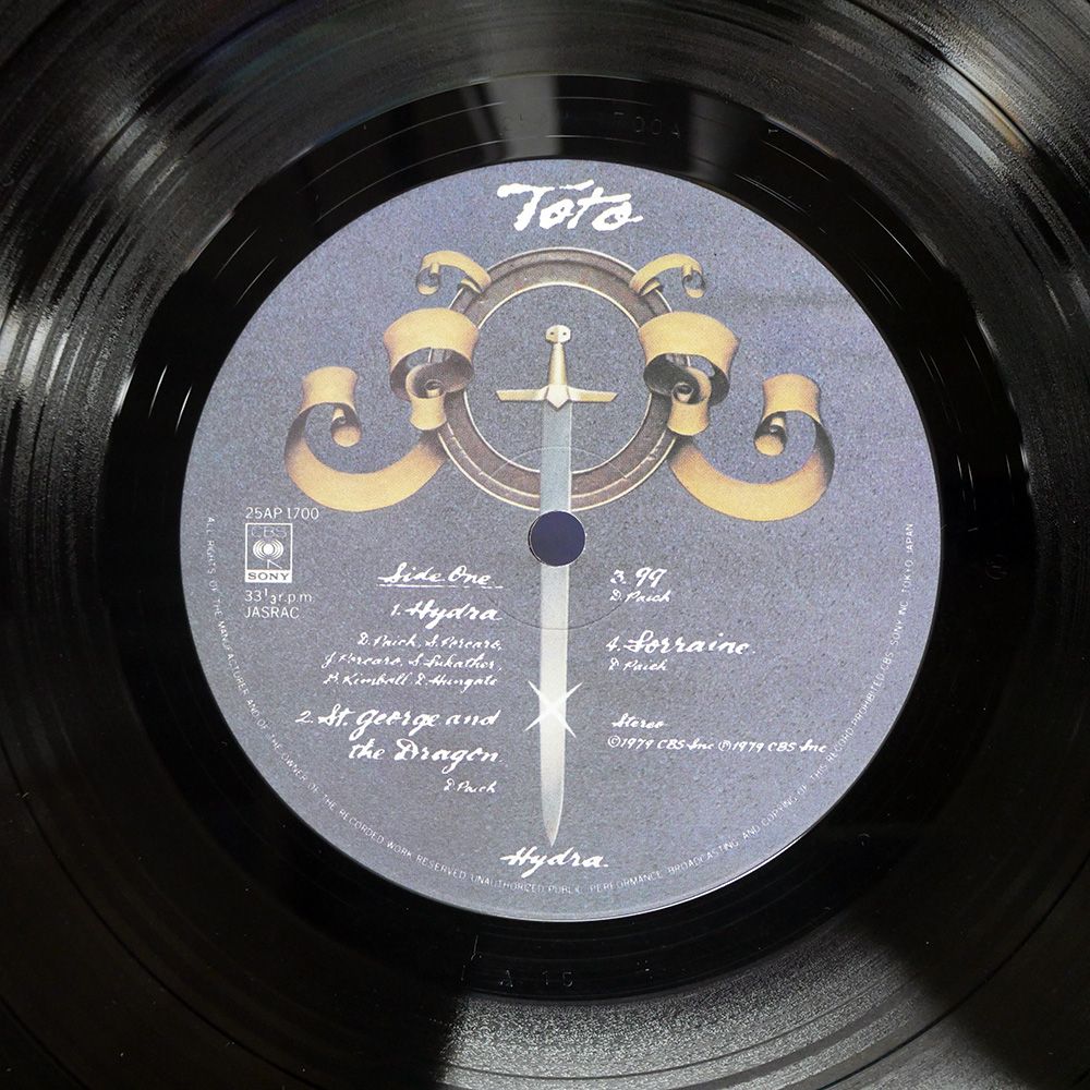国内盤 TOTO/HYDRA/CBS 25AP1700 LP - メルカリ
