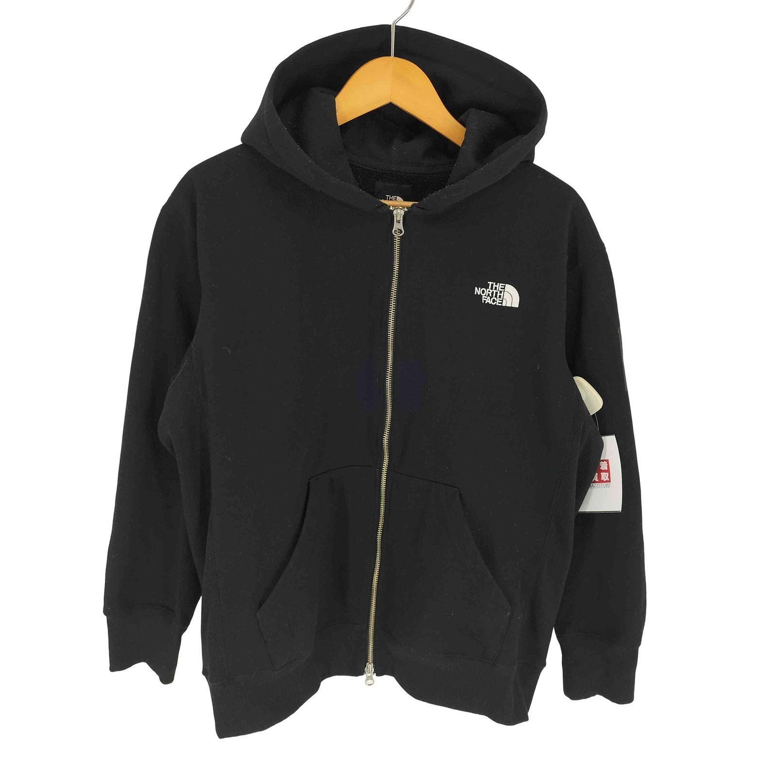 ザノースフェイス THE NORTH FACE SQUARE LOGO FULLZIP スクエア ロゴ フルジップ パーカー メンズ import：L 