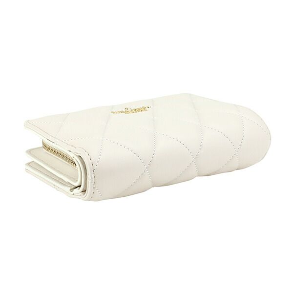 新品 ケイトスペード kate spade 2つ折り財布 SMOOTH QUILTEDLEATHER