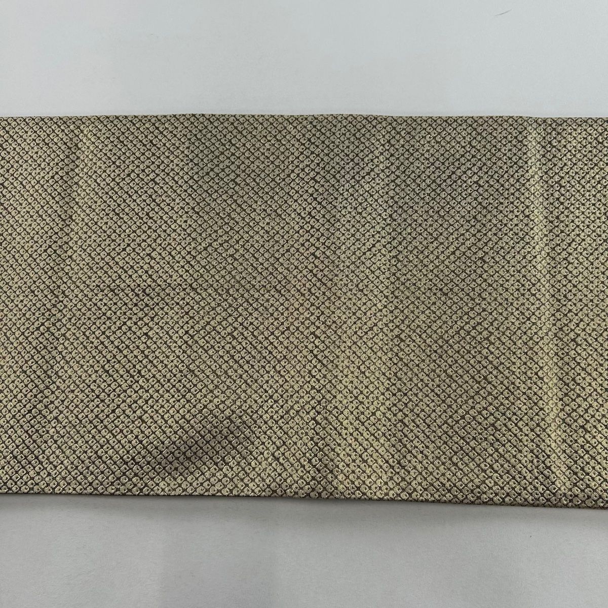 新入荷！！美品 正絹 リサイクル 振袖 袋帯 銀糸 六通 青海波地紋 菊デザイン 平和屋着物▽六通柄袋帯 楽園賑々文 金銀糸 引箔 正絹 逸品
