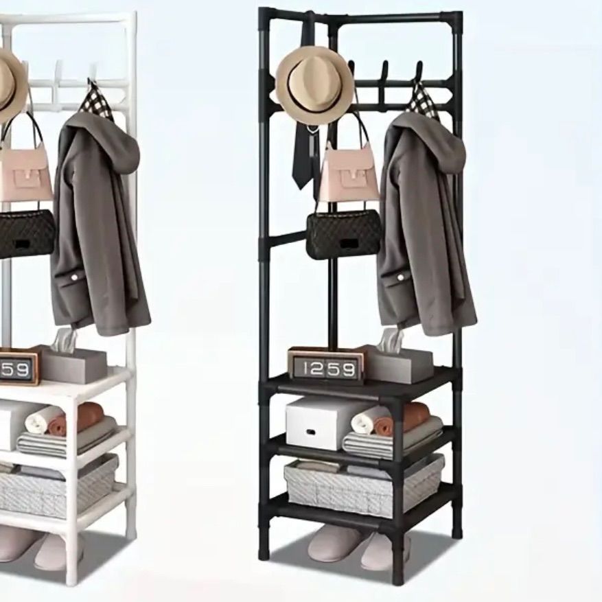 フランス フレンチ アンティーク ウォールハンガー 3連 コート 帽子