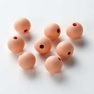 3営業日で発送 パステルウッドビーズ 1袋8コ入 コーラル A-16946-13A 入数 12