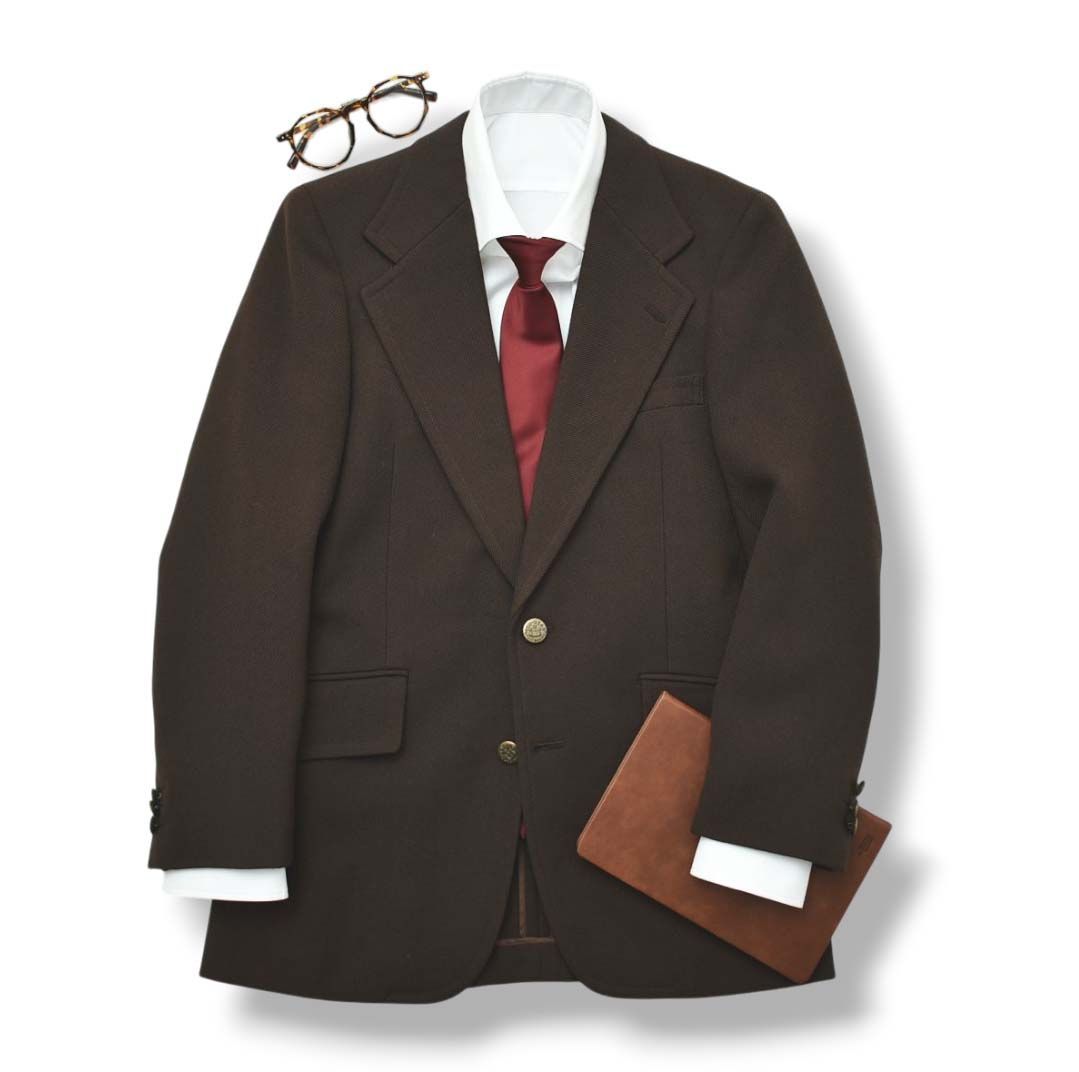 【美品/実寸XL相当】ヴァンヂャケット ピーコート アンゴラ混 メタルボタン 紺 18P2001-09-L.jpg