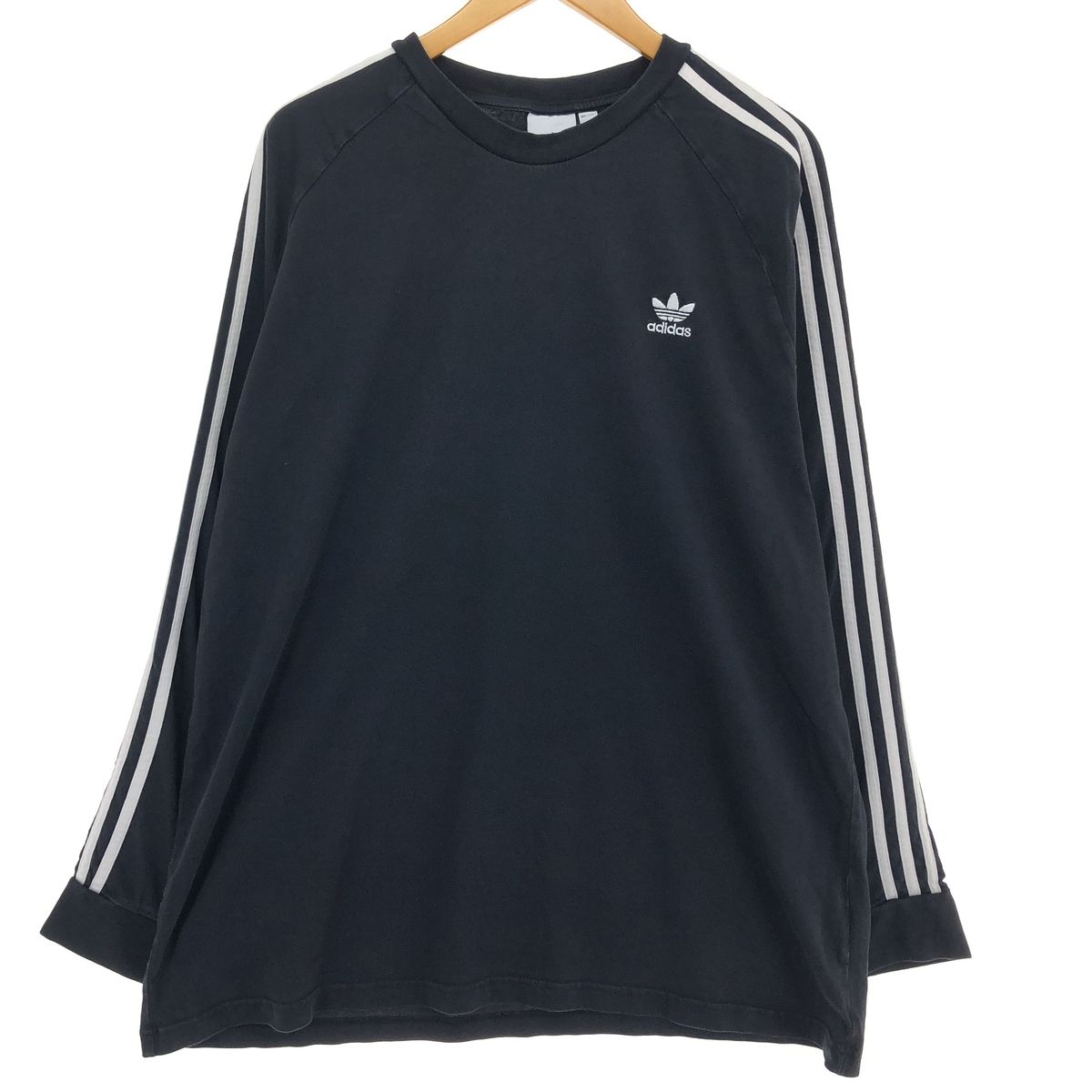 古着 アディダス adidas ロングTシャツ ロンT メンズXXL相当/eaa465925