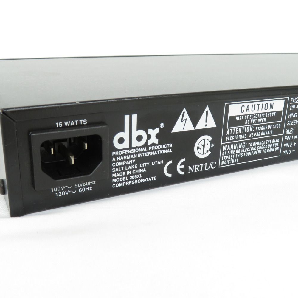 dbx 266XL ステレオコンプレッサー ② - 配信機器・PA機器 