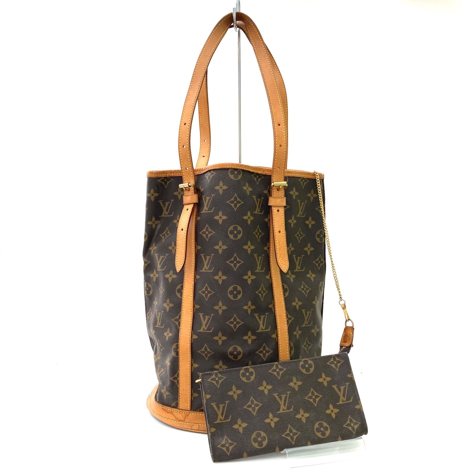 【LOUIS VUITTON】ルイヴィトン バケット バケットGM モノグラム M42236 ポーチ付き ハンドバッグ ワンショルダーバッグ★