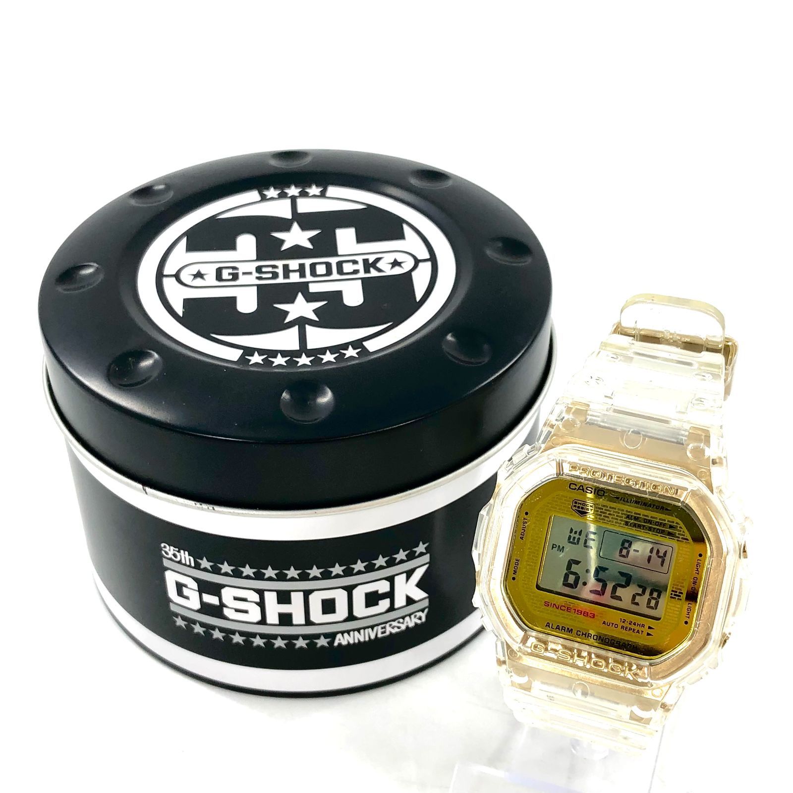 G-SHOCK 35th 35周年記念 DW-5035E 付属品完備 カスタム Rare Collectible G-shock 35th Anniversary Transparent Rose