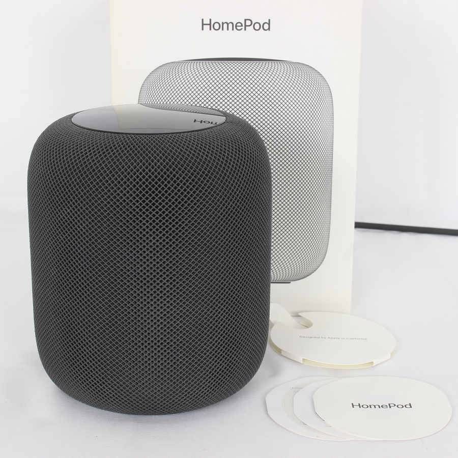 Apple HomePod MQHW2J|A スペースグレイ スマートスピーカー ホームポッド アップル 本体