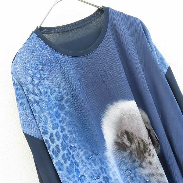 GKITALIYA 伊太利屋 チュニック トップス プルオーバー ビーズ