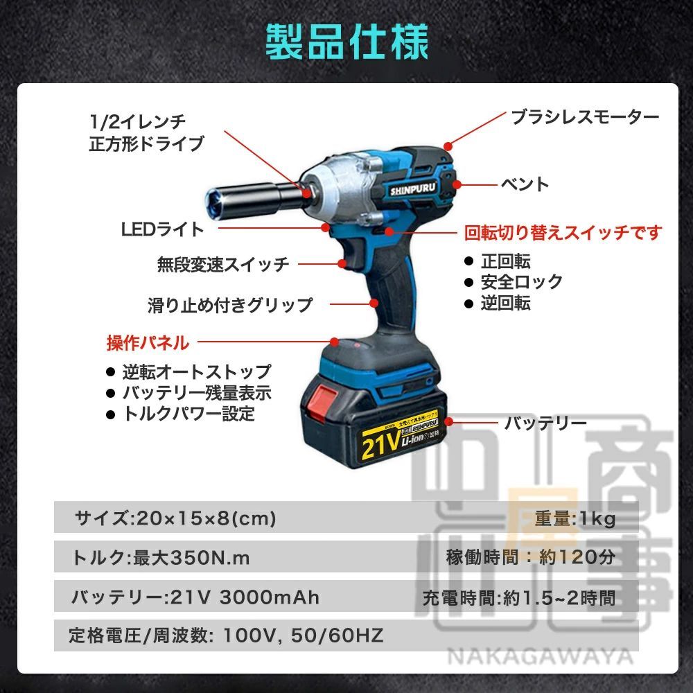 1.5Ahバッテリー2個