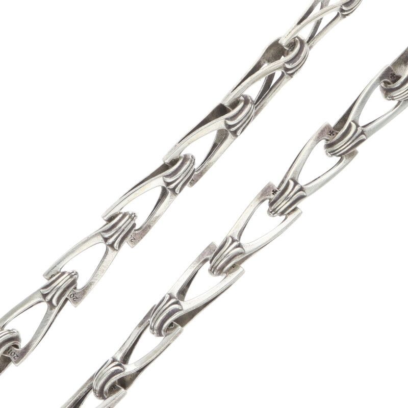 クロムハーツ サイズ:20inch  WINDOW CHAIN ウインドウチェーン シルバーウォレットチェーン 中古 SS07 クロムハーツ WINDOW CHAIN/ウインドウチェーン シルバーウォレット