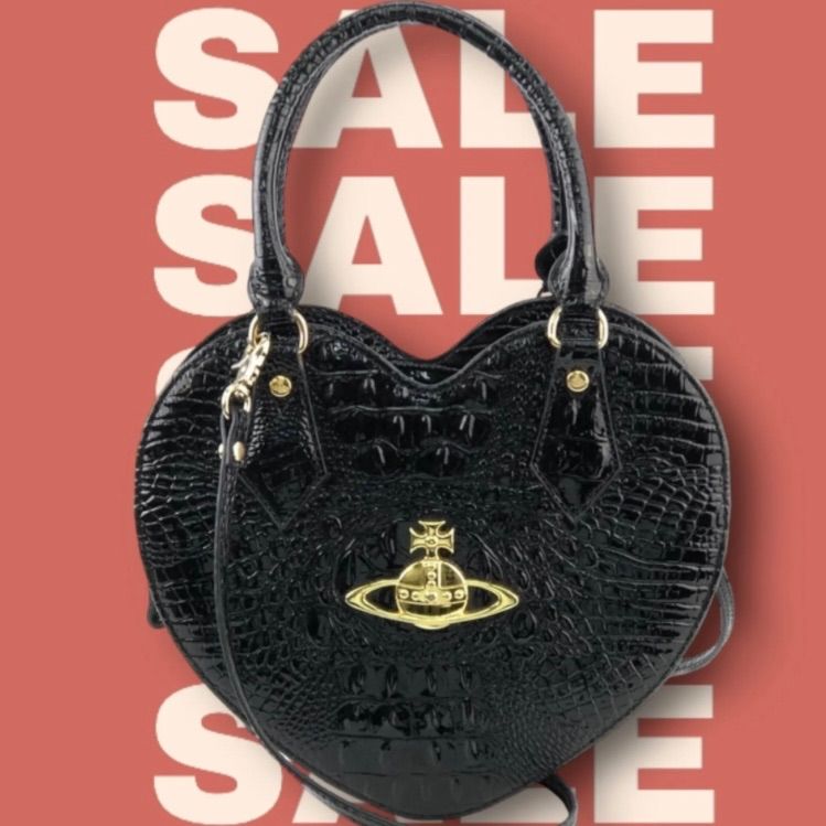 VivienneWestwood Louiseハート型 クロスボディバッグ 巻き上げ