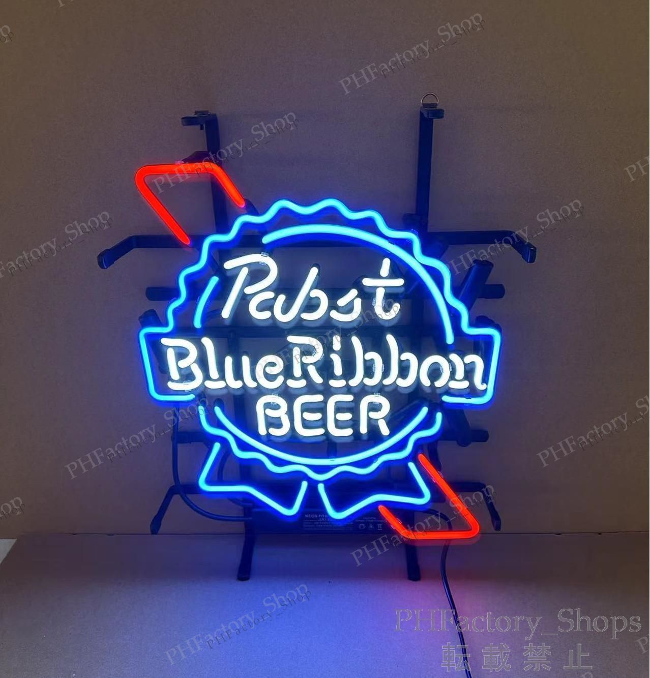 パブストブルーリボン Pabst Blue Ribbon BEER ネオン管 看板