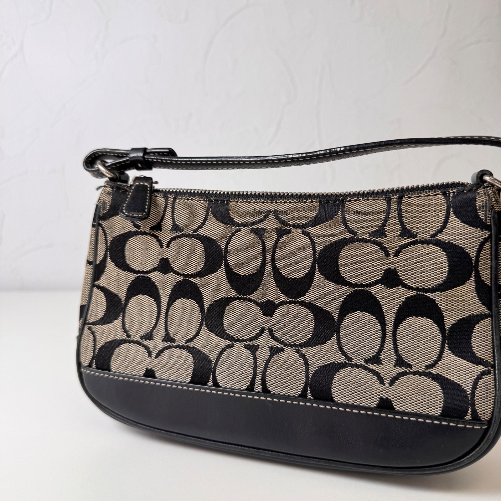 ✨Cランク COACH ワンショルダー アクセサリーポーチ ハンドバッグ bag 