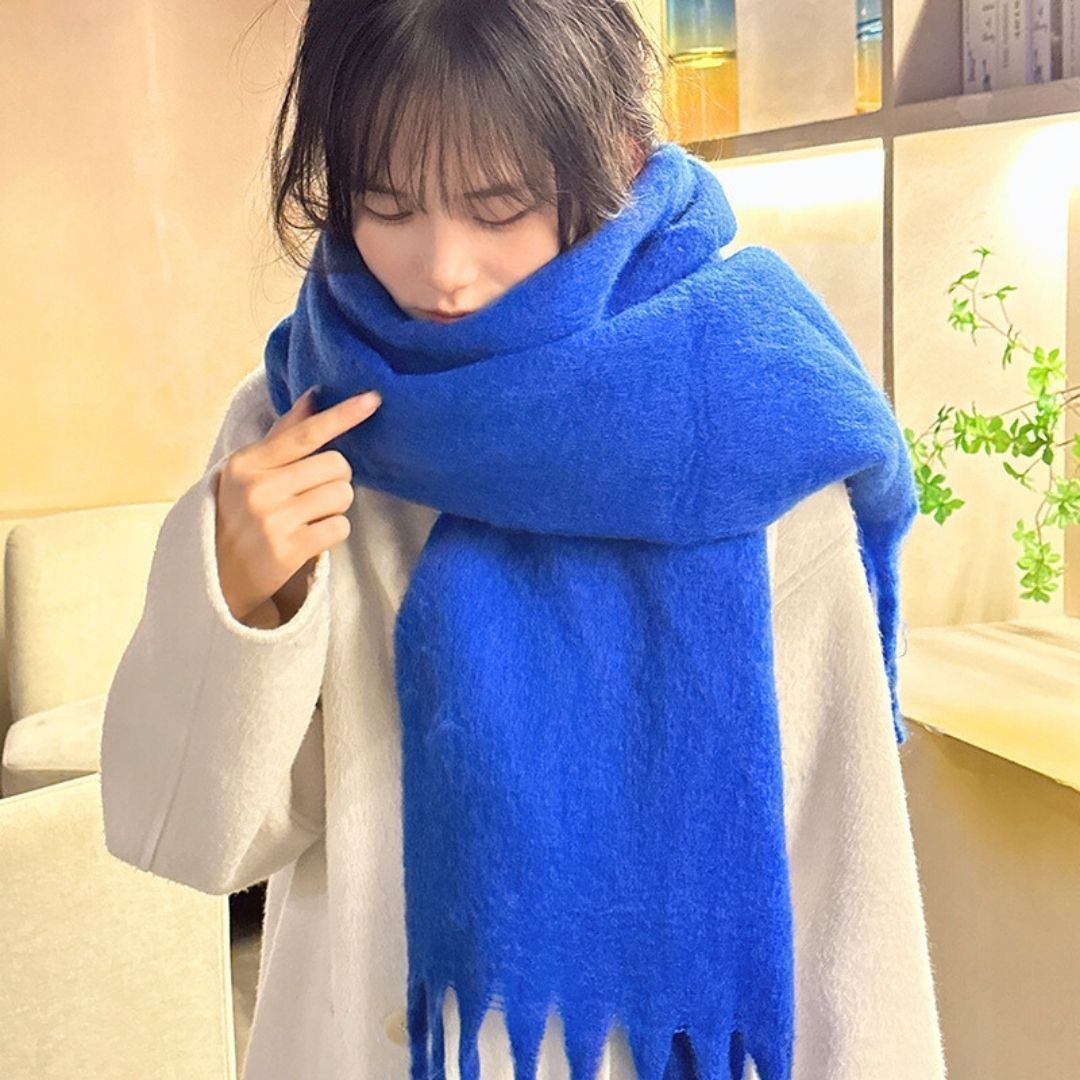 大判 マフラー レディース 暖かい ふわふわ ボリューム おしゃれ