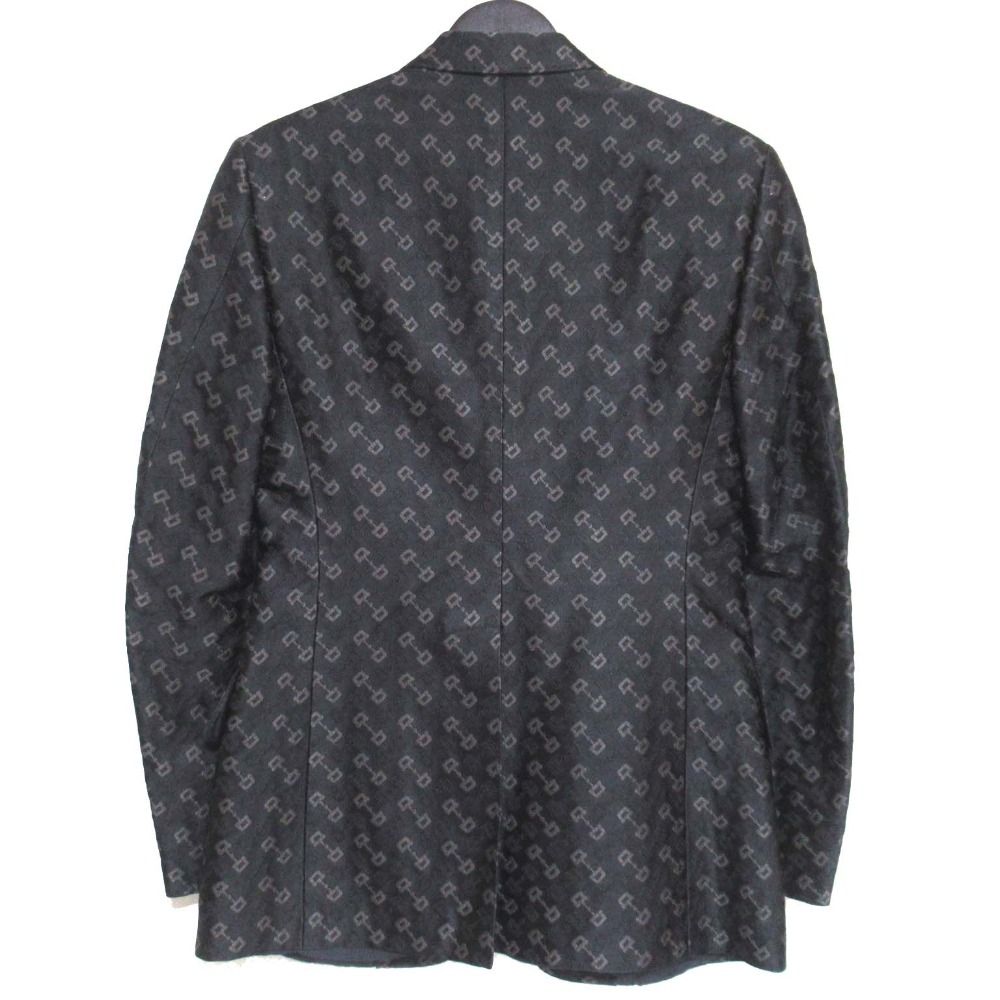 極美品✨GUCCI グッチ トムフォード期 裏地ホースビット柄 セットアップ 美品 GUCCI グッチ トムフォード期 ホースビット柄 ジャガード シェル