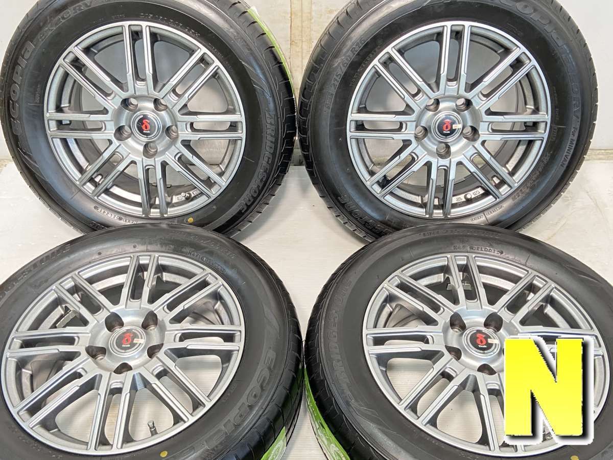 215/60R16  nブリヂストン EX20RV n　 TIRADO n16x6.5 38 114.3-5穴 n新品タイヤ サマータイヤ ホイールセット 4本セットn t16230704811