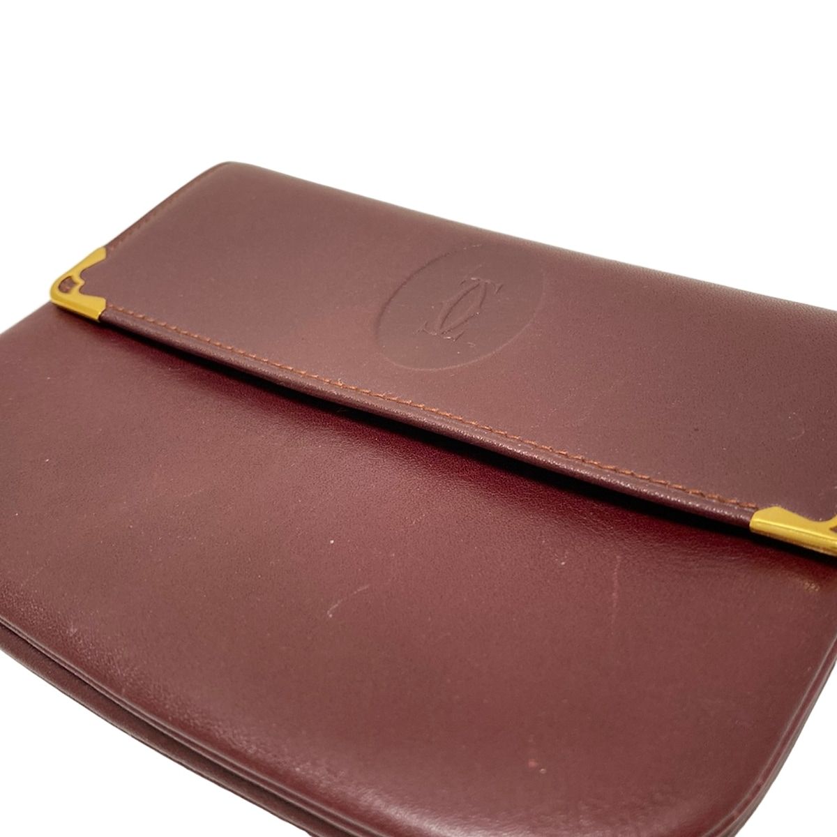 Cartier(カルティエ) コインケース マストライン ボルドー