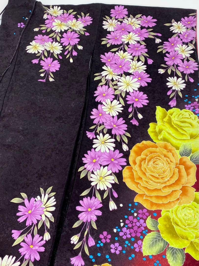 振袖 豪華 銀通し グリッター 刺繍 金彩 紋意匠 身丈172cm 振袖 豪華 銀通し 刺繍 金彩 紋意匠 身丈172cm 躾糸付き - メルカリ