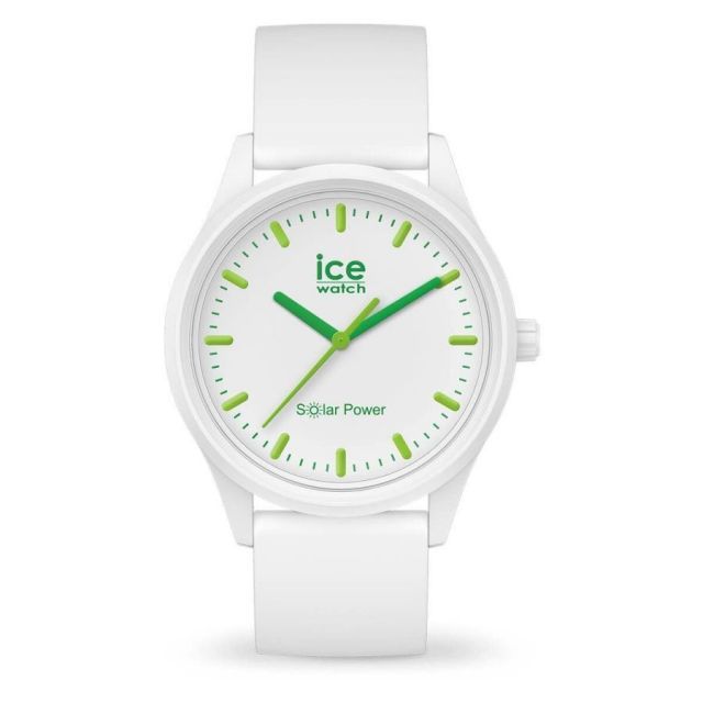 新品正規品　ICE-WATCH アイスウォッチ ICE solar power/アイスソーラーパワー 金属アレルギー対応品　 ミディアム ソーラーウォッチ 020607