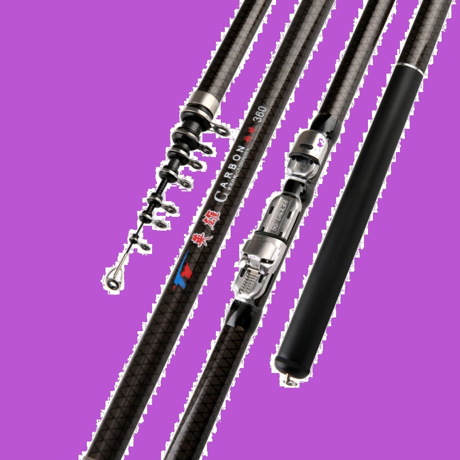 釣り竿 遠投 軽量 磯竿 カーボン 3.7m 4.4m 5.1m 投げ竿 投げ