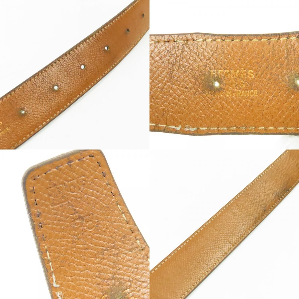 【HERMES】エルメス ベルト ヴィンテージ リバーシブル 75 HERMES - Vintage エルメス HERMES ベルト リバーシブル ハープ