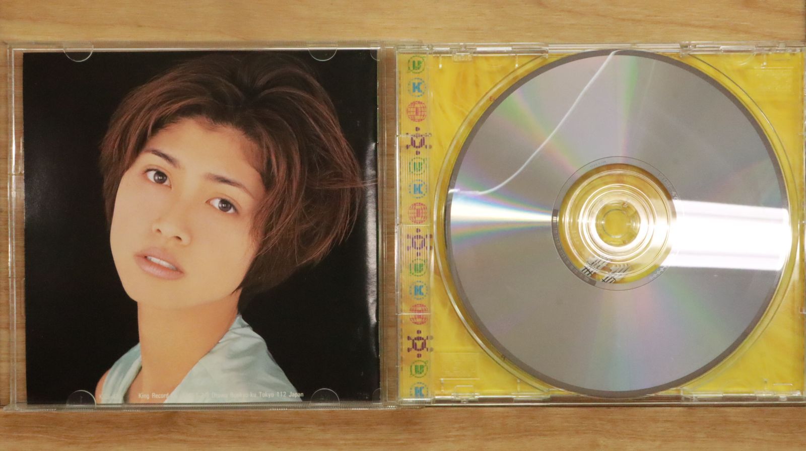 ドイリー❤️ゆうゆ ２枚（内1枚） 国内盤CD☆内田有紀/YUKI UCHIDA□ 純情可憐乙女模様 【KICS470