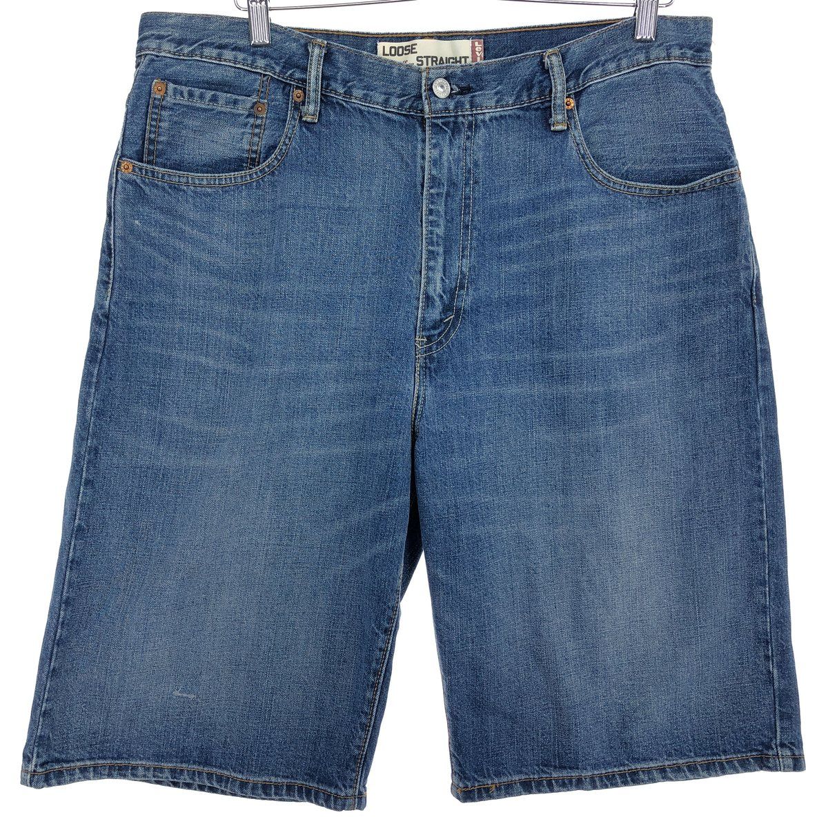 古着 リーバイス Levi's 569 LOOSE STRAIGHT デニムショーツ ハーフパンツ メンズw38相当/eaa467513