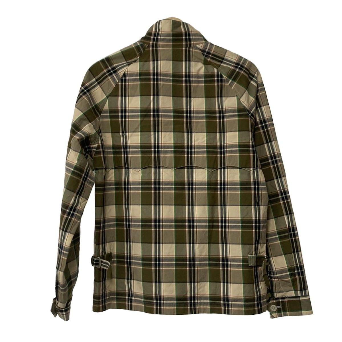 コムデギャルソンジュンヤワタナベマン ブルゾン サイズS メンズ - ベージュ×カーキ×マルチ 長袖 チェック柄 BARACUTA 春 秋