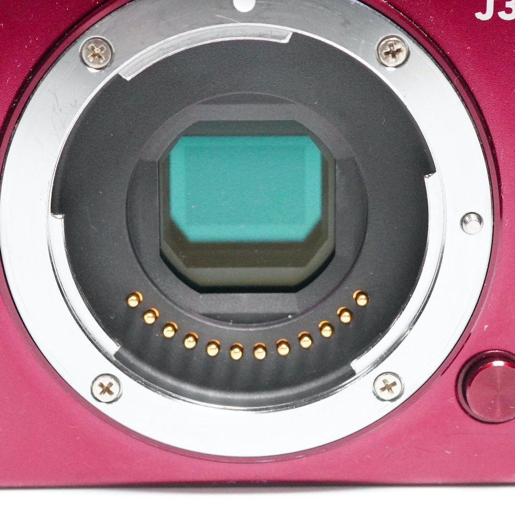 Nikon 1 J3 ミラーレス一眼 レッド 元箱 動作OK 1週間保証 /1171