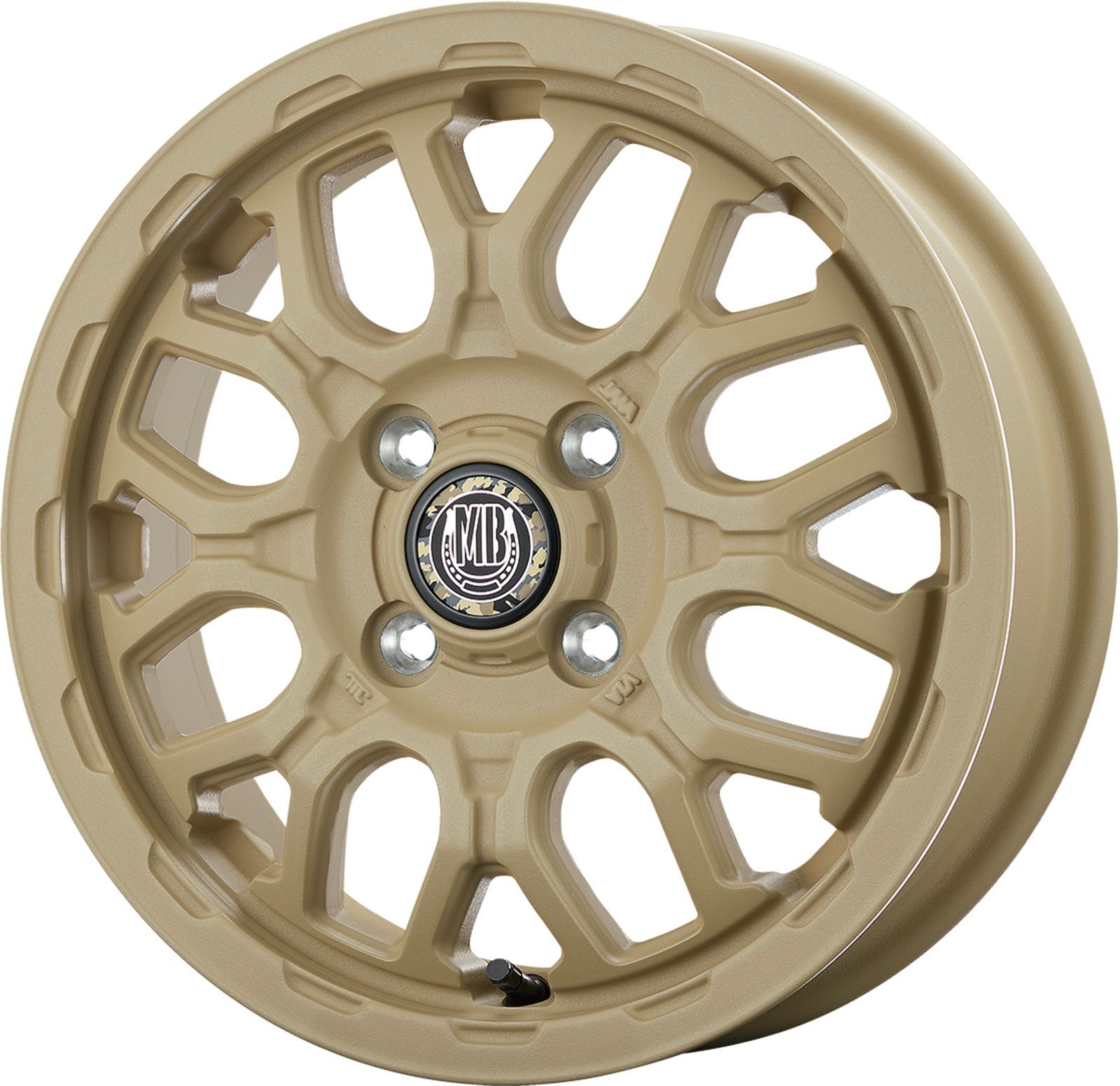 12インチアルミホイール 4本セット 軽トラ 軽バン【法人限定】MUD BAHN 