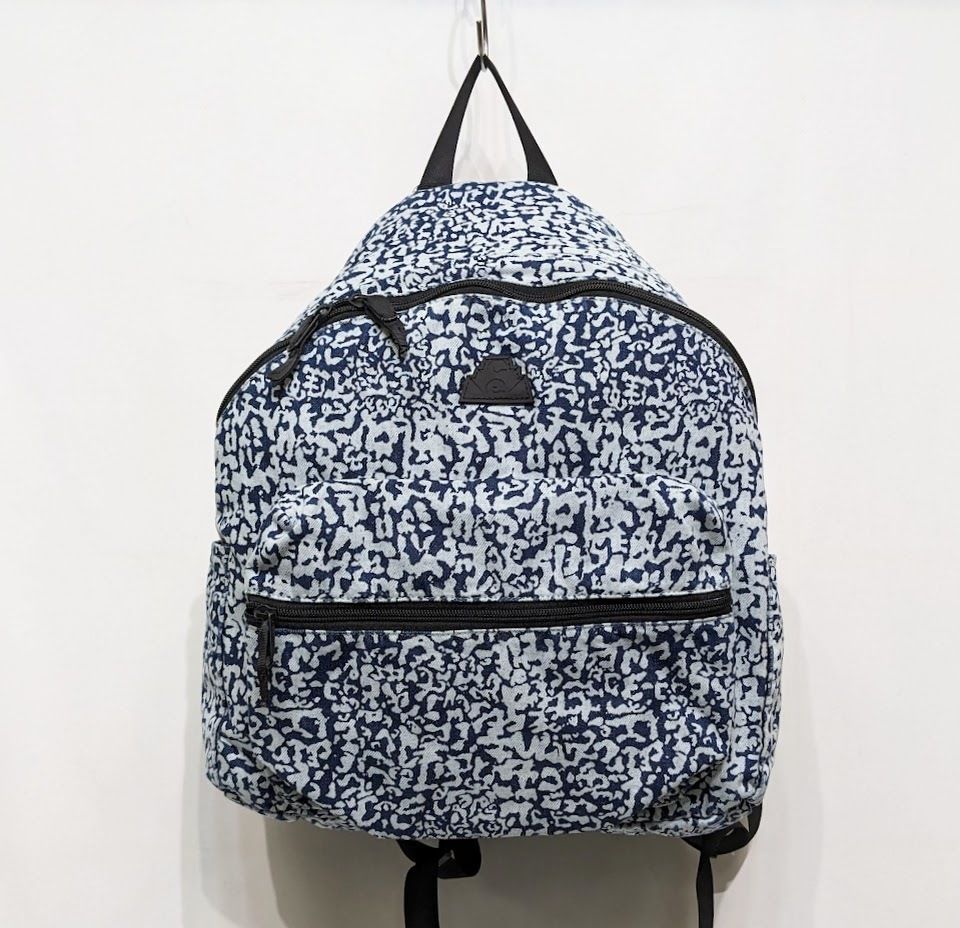 未使用品 C.E シーイー INTERSPERSED C.E DENIM BACK PACK ウォッシュ加工 デニム バックパック リュック  デイパック インディゴ 総柄 - メルカリ