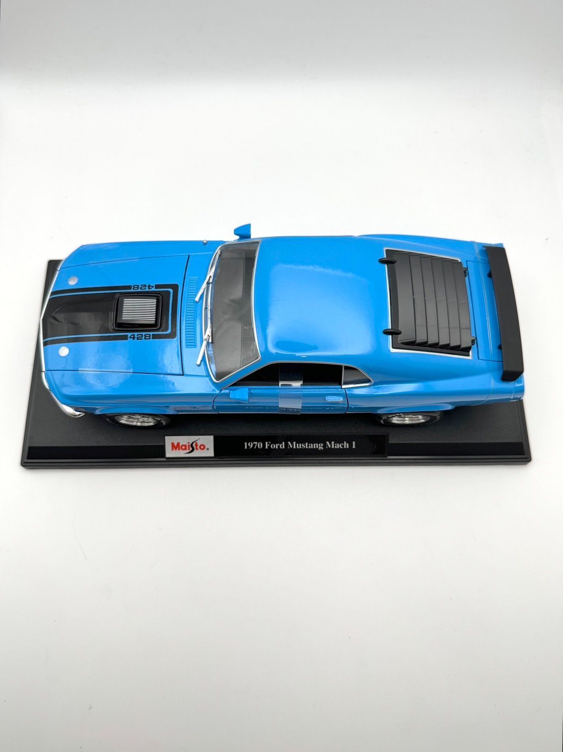 Maisto 1/18 1970 Ford Mustang Mach 1 ブルー/ブラック