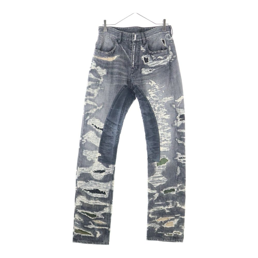 GIVENCHY (ジバンシィ) VINTAGE DISTRESS MOLESKIN JEANS デストロイ