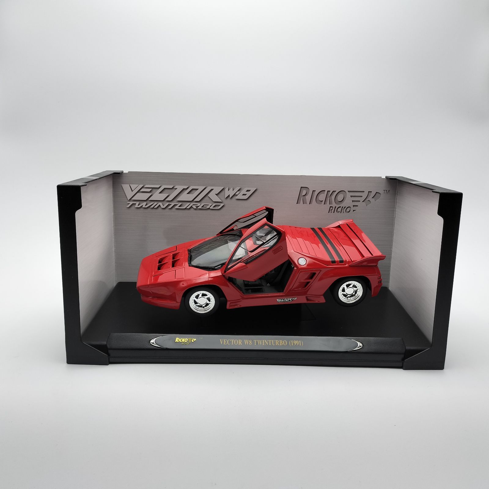 京商 1|18 ベクターW8 ツインターボ VECTOR W8 TWIN TURBO リコー RICKO オートアート クラッシクカー ダイキャスト メタル ミニカー アンティークカー モデルカー ミニチュアカー