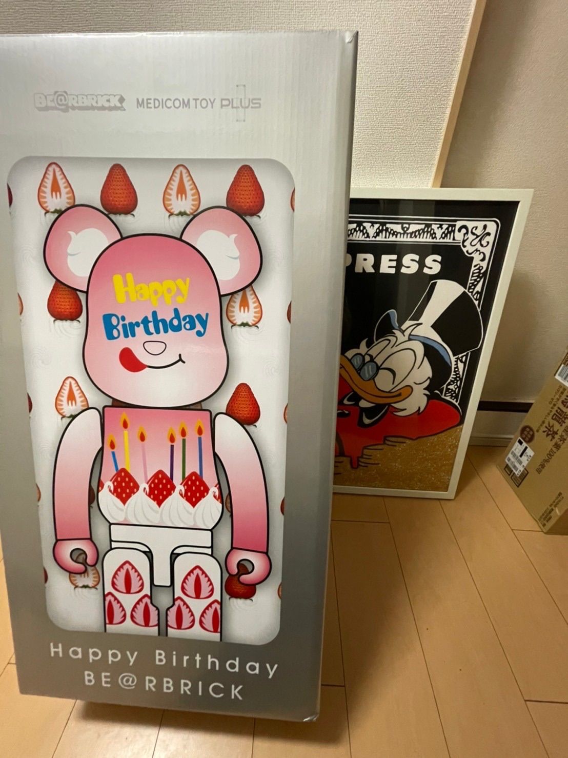 be@rbrick greeting happy birth day 1000% - メルカリ