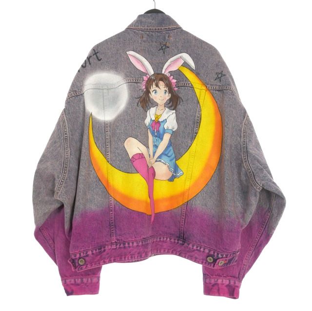 doublet ダブレット シルクデニム Gジャン パープル 紫 doublet ダブレット シルクデニム Gジャン パープル 紫 - メルカリ