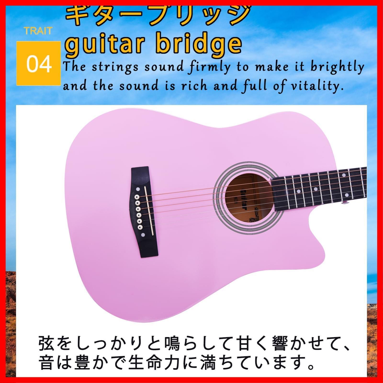 アコースティックギター　紫　Aryari Amazon | Aryari アコギ 紫 アコースティックギター 38インチ