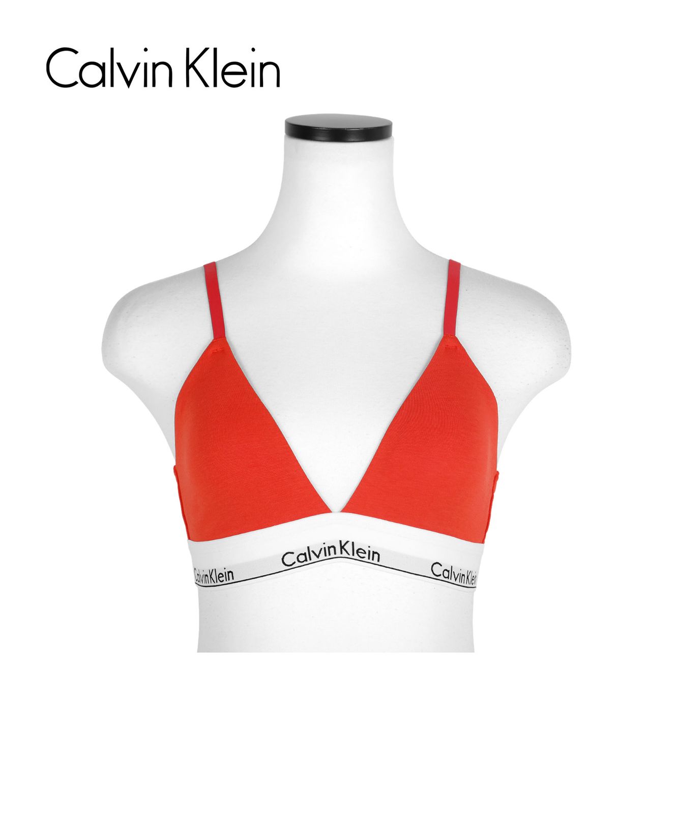 並行輸入 カルバンクライン Calvin Klein 下着 Modern Cotton Triangle レディース ブラレット 511628 メール便 モルテンレッド