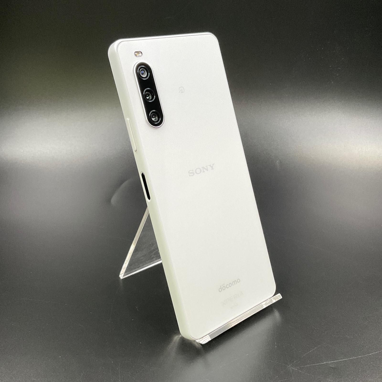 全額返金保証】【最速発送】Sony Xperia 10 IV 128GB ホワイト docomo 