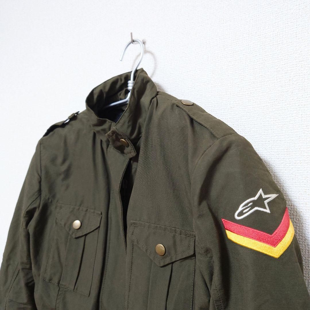 プロテクター入り ミリタリージャケット